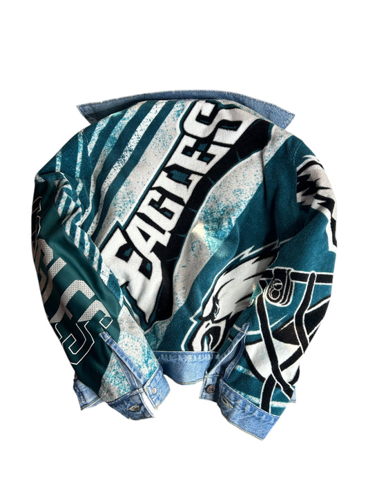 Reworked Philadelphia Eagles Jacket (Reversible)