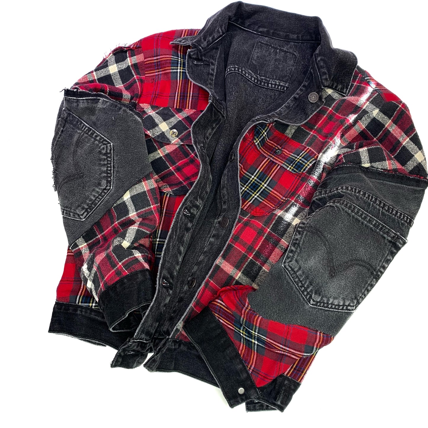 Reversible Flannel Denim Jacket