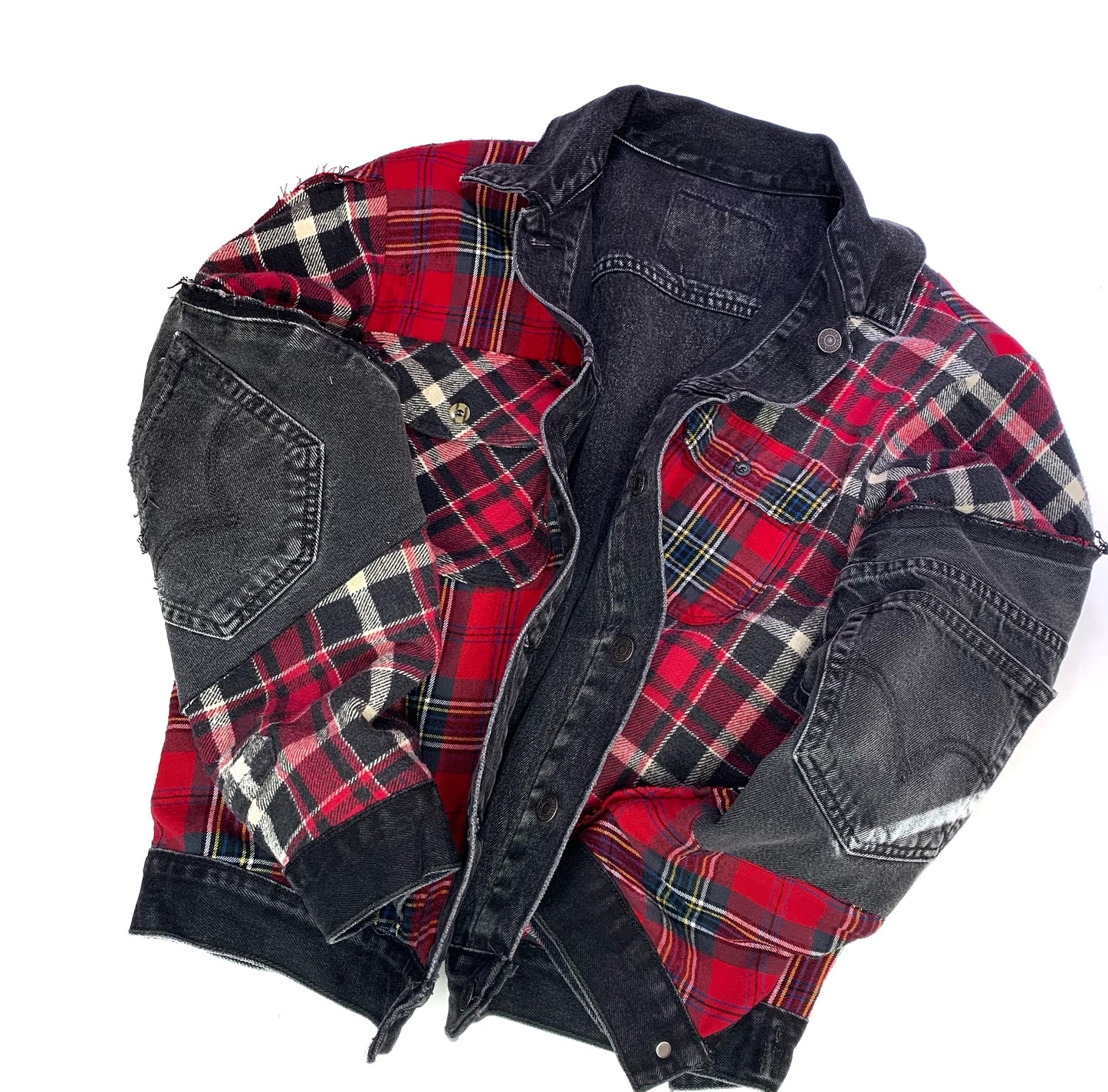 Reversible Flannel Denim Jacket