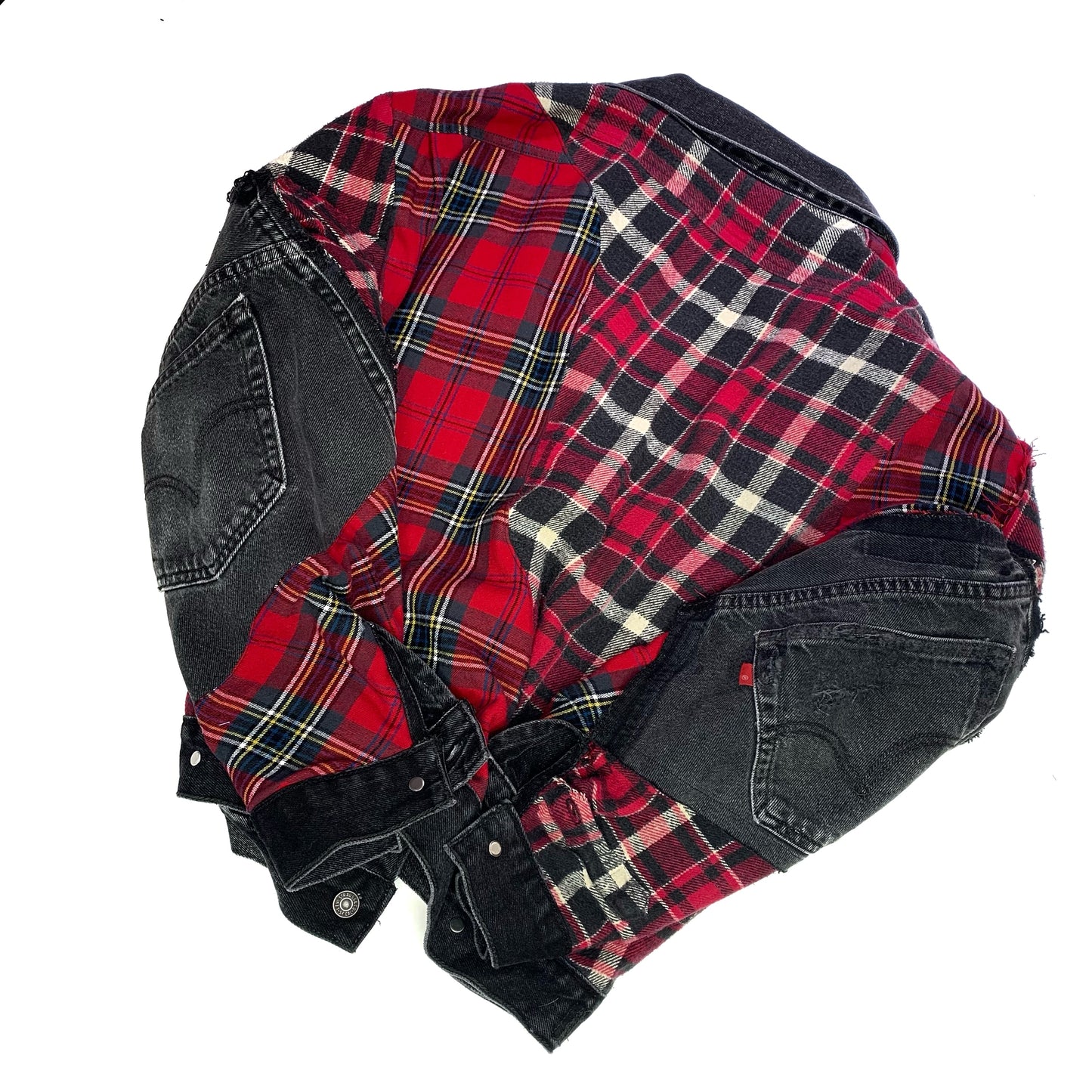 Reversible Flannel Denim Jacket