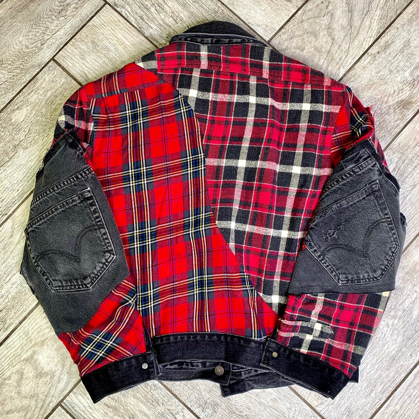 Reversible Flannel Denim Jacket