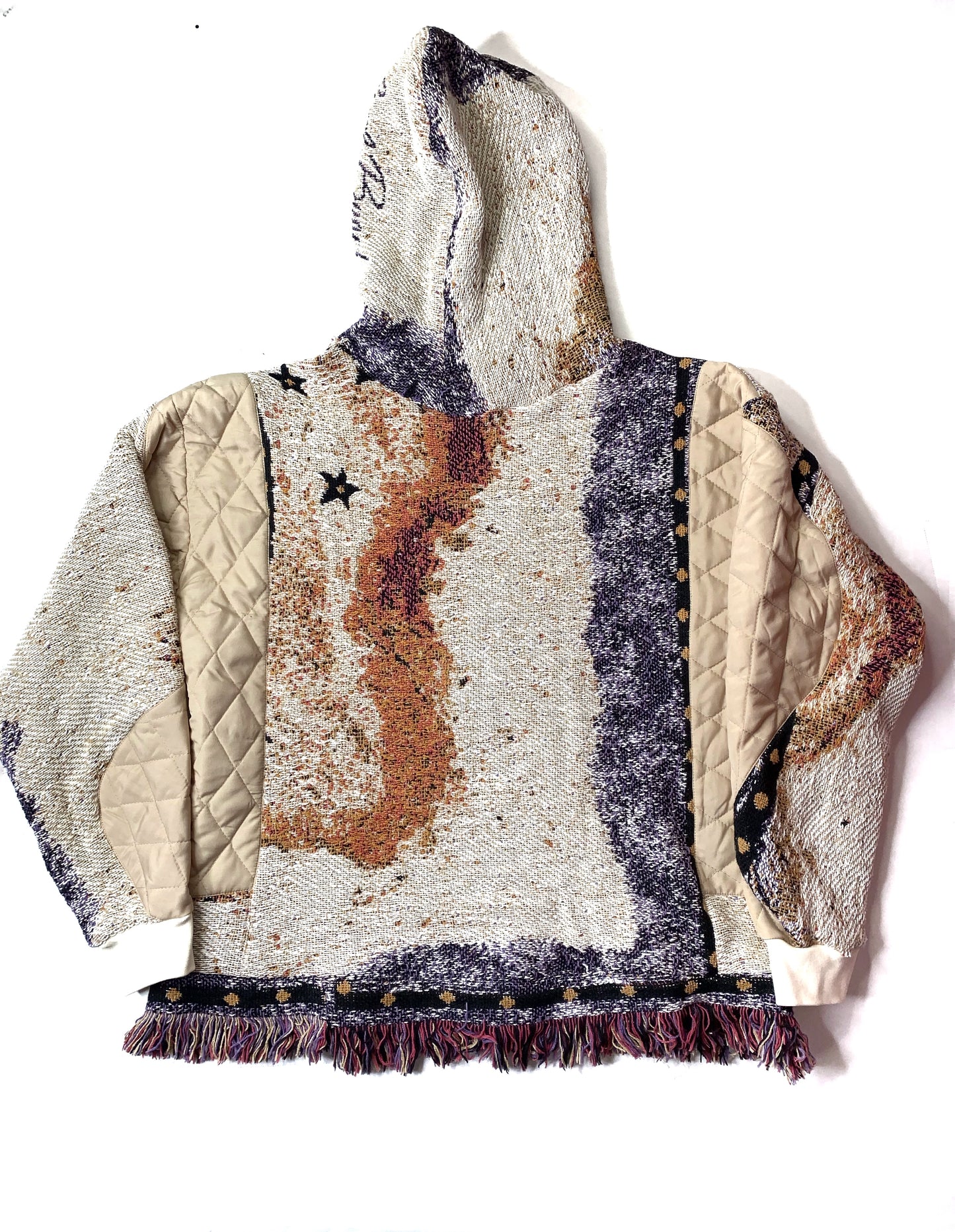 Sun Woven Tapestry Blanket Hoodie